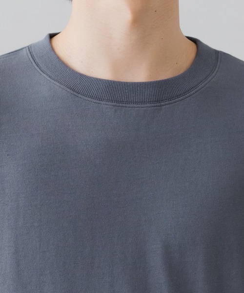 epnok（エプノック）の「ベーシックルーズロンTee（Tシャツ/カットソー・メンズ・ブラック/グレイッシュベージュ/オフホワイト/グレイッシュブルー・SMALL/MEDIUM/LARGE）」の11枚目の写真