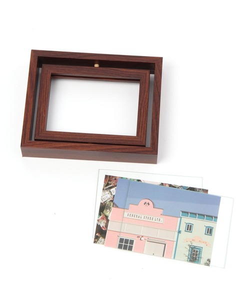 BAYFLOW（ベイフロー）の「BFクルクルフォトフレームL（フォトフレーム・レディース・ブラウン・0）」の3枚目の写真