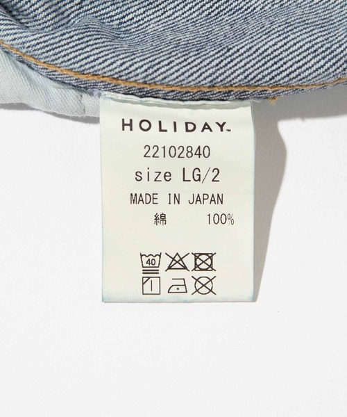 styles(スタイルス)の「HOLIDAY HIGH WAIST BELL-BOTTOM DENIM PANTS 22102840(デニムパンツ・メンズ・ブルー・2/4)」の17枚目の写真