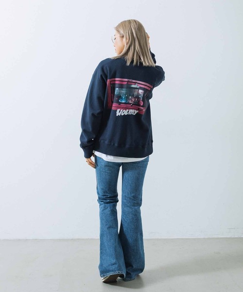 styles(スタイルス)の「HOLIDAY HIGH WAIST BELL-BOTTOM DENIM PANTS 22102840(デニムパンツ・メンズ・ブルー・2/4)」の7枚目の写真