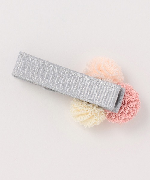petit main(プティマイン)の「ポンポンヘアクリップ(その他ヘアアクセサリー・キッズ・ライトピンク/ライトグリーン・FREE)」の7枚目の写真