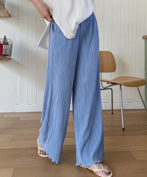 fd style（エフディ スタイル）の「ピアノプリーツバンディングパンツ（その他パンツ・レディース・LT.Blue/PINK/Black/Beige・FREE）」の13枚目の写真