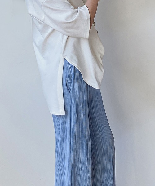 fd style（エフディ スタイル）の「ピアノプリーツバンディングパンツ（その他パンツ・レディース・LT.Blue/PINK/Black/Beige・FREE）」の6枚目の写真