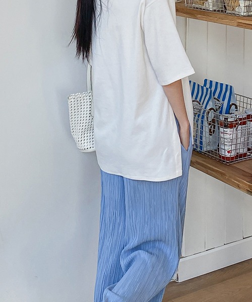 fd style（エフディ スタイル）の「ピアノプリーツバンディングパンツ（その他パンツ・レディース・LT.Blue/PINK/Black/Beige・FREE）」の14枚目の写真