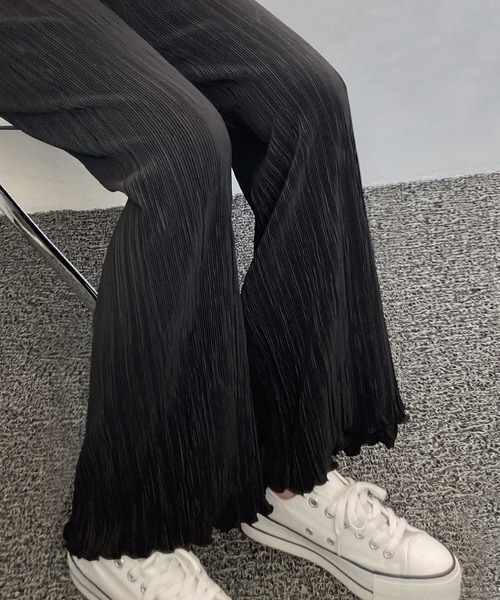 fd style（エフディ スタイル）の「ピアノプリーツバンディングパンツ（その他パンツ・レディース・LT.Blue/PINK/Black/Beige・FREE）」の19枚目の写真