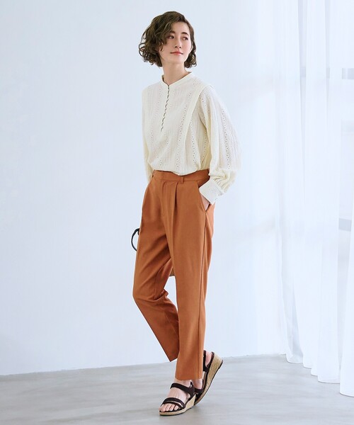 grove（グローブ）の「◆ドライタッチですっきりはける!マイベストパンツ（その他パンツ・レディース・ブラック/キャメル/アイボリー・03/02/01/04/05）」の17枚目の写真