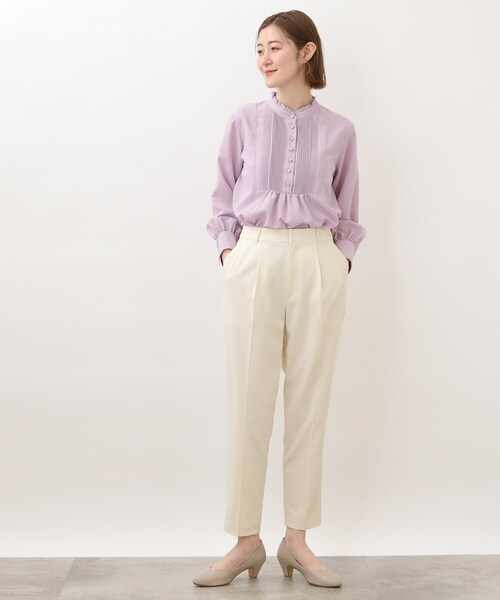 grove（グローブ）の「◆ドライタッチですっきりはける!マイベストパンツ（その他パンツ・レディース・ブラック/キャメル/アイボリー・03/02/01/04/05）」の16枚目の写真