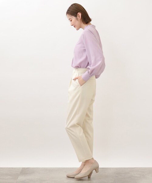 grove（グローブ）の「◆ドライタッチですっきりはける!マイベストパンツ（その他パンツ・レディース・ブラック/キャメル/アイボリー・03/02/01/04/05）」の15枚目の写真