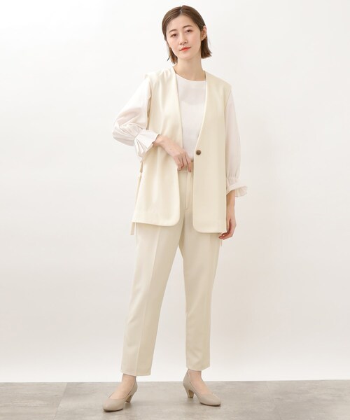 grove（グローブ）の「◆ドライタッチですっきりはける!マイベストパンツ（その他パンツ・レディース・ブラック/キャメル/アイボリー・03/02/01/04/05）」の11枚目の写真