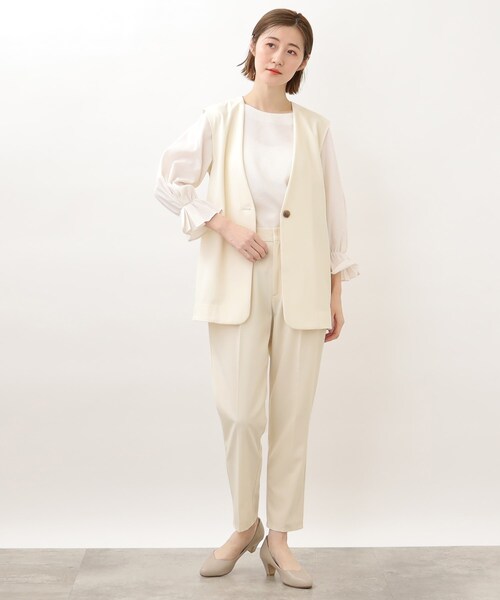 grove（グローブ）の「◆ドライタッチですっきりはける!マイベストパンツ（その他パンツ・レディース・ブラック/キャメル/アイボリー・03/02/01/04/05）」の9枚目の写真