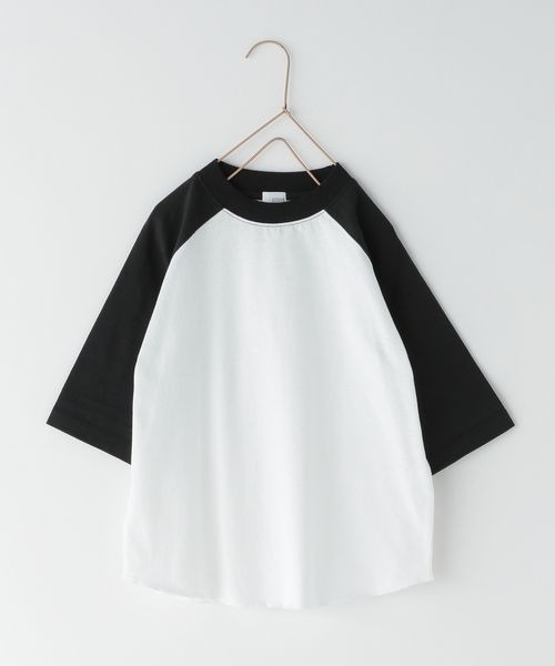 LOWRYS FARM（ローリーズファーム）の「ラグランＢＩＧＴシャツ　190329（Tシャツ/カットソー・キッズ・ブラック/ピンク/ブルー・110cm/120cm/130cm/140cm/150cm）」の12枚目の写真