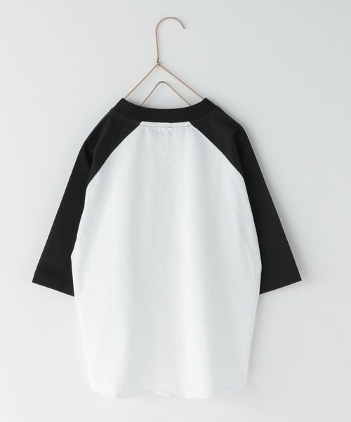 LOWRYS FARM（ローリーズファーム）の「ラグランＢＩＧＴシャツ　190329（Tシャツ/カットソー・キッズ・ブラック/ピンク/ブルー・110cm/120cm/130cm/140cm/150cm）」の6枚目の写真