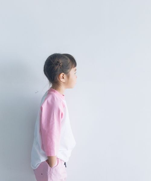 LOWRYS FARM（ローリーズファーム）の「ラグランＢＩＧＴシャツ　190329（Tシャツ/カットソー・キッズ・ブラック/ピンク/ブルー・110cm/120cm/130cm/140cm/150cm）」の21枚目の写真