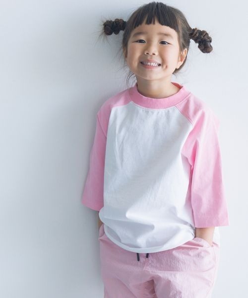 LOWRYS FARM（ローリーズファーム）の「ラグランＢＩＧＴシャツ　190329（Tシャツ/カットソー・キッズ・ブラック/ピンク/ブルー・110cm/120cm/130cm/140cm/150cm）」の22枚目の写真