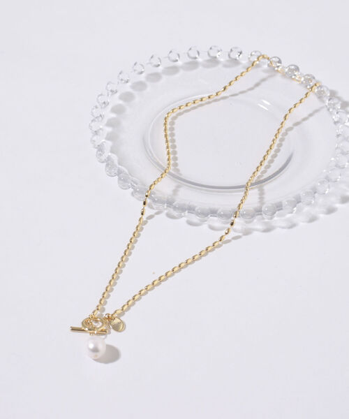 NOLLEY’S（ノーリーズ）の「パールトップマンテルネックレス（ネックレス・レディース・ゴールド・FREE）」の4枚目の写真