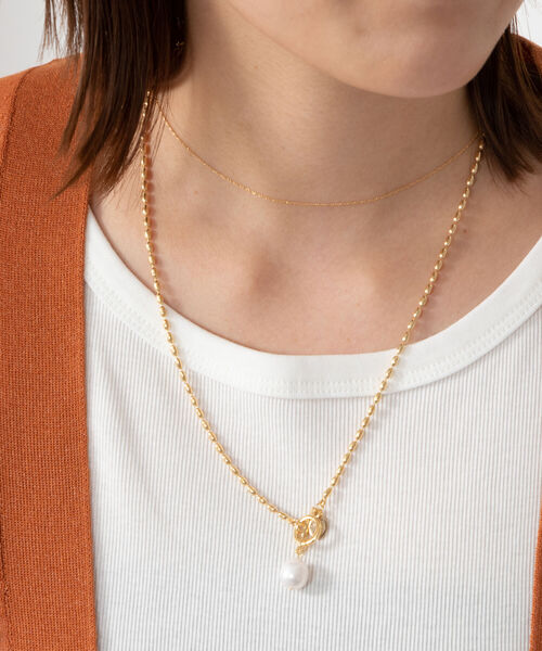 NOLLEY’S（ノーリーズ）の「パールトップマンテルネックレス（ネックレス・レディース・ゴールド・FREE）」の8枚目の写真