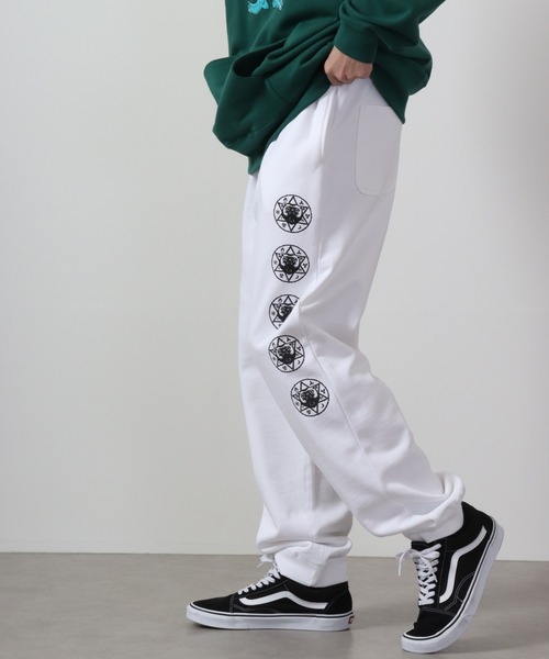 MISHKA(ミシカ)の「MISHKA PANT スウェットパンツ PRAYER CIRCLE(スウェットパンツ・メンズ・ホワイト/グレー/ブラック・2XL/L/XL/M)」の4枚目の写真