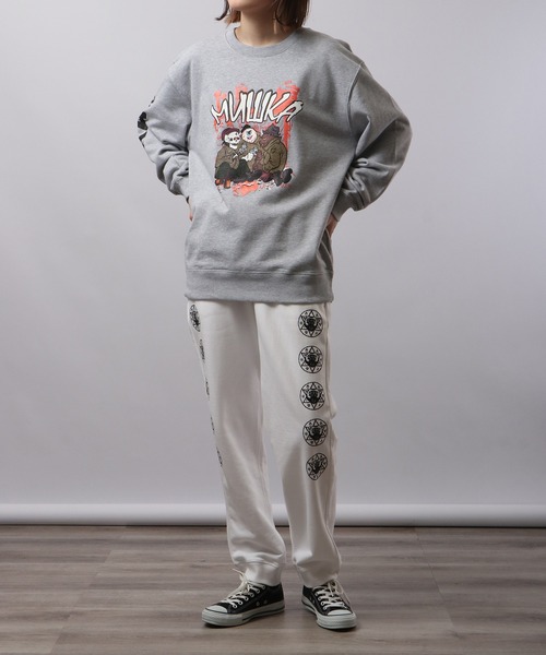 ART 宗教画　スウェットパンツ　両面 セール】MISHKA PANT スウェットパンツ PRAYER CIRCLE