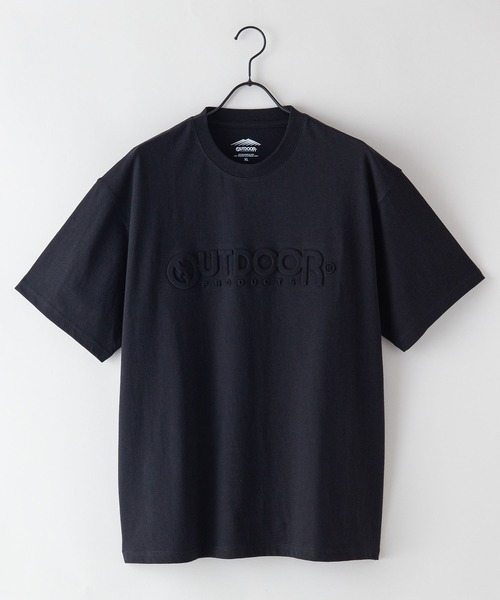 OUTDOOR PRODUCTS（アウトドアプロダクツ）の「【OUTDOOR PRODUCTS/アウトドアプロダクツ】エンボスロゴ　同色プリント　ルーズシルエット　ビッグシルエット　Tシャツ（Tシャツ/カットソー・メンズ・ホワイト/ブラック/ワイン/ダークグリーン/カーキ/ブルー系その他/パープル/ベージュ・MEDIUM/LARGE/X-LARGE）」の10枚目の写真