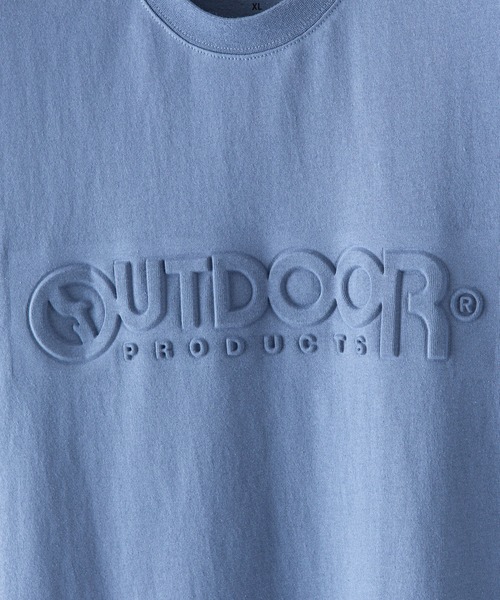 OUTDOOR PRODUCTS（アウトドアプロダクツ）の「【OUTDOOR PRODUCTS/アウトドアプロダクツ】エンボスロゴ　同色プリント　ルーズシルエット　ビッグシルエット　Tシャツ（Tシャツ/カットソー・メンズ・ホワイト/ブラック/ワイン/ダークグリーン/カーキ/ブルー系その他/パープル/ベージュ・MEDIUM/LARGE/X-LARGE）」の18枚目の写真