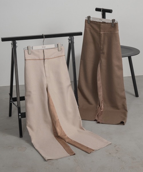 lawgy（ラウジー）の「satin docking pants（その他パンツ・レディース・サンドベージュ/ブラウン・S/M）」の16枚目の写真