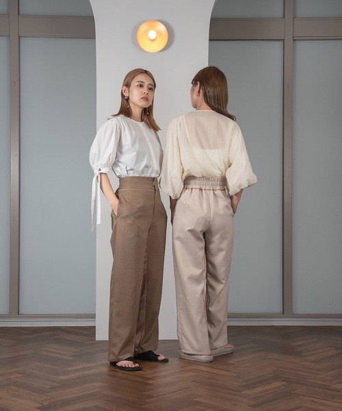 satin docking pants（その他パンツ）｜lawgy（ラウジー）の