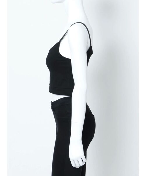 EMODA（エモダ）の「クロップドフィットキャミソール（キャミソール・レディース・ホワイト/ブラック・FREE）」の15枚目の写真