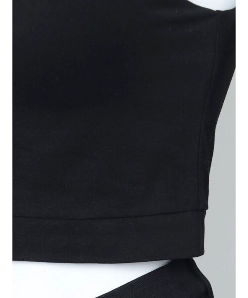 EMODA（エモダ）の「クロップドフィットキャミソール（キャミソール・レディース・ホワイト/ブラック・FREE）」の19枚目の写真