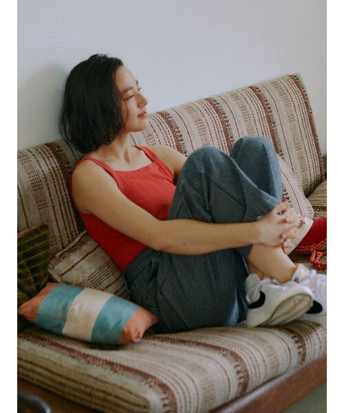 Ungrid（アングリッド）の「パット付きアメスリタンクトップ（タンクトップ・レディース・ブラック/オフホワイト/ブルー/オレンジ・FREE）」の5枚目の写真