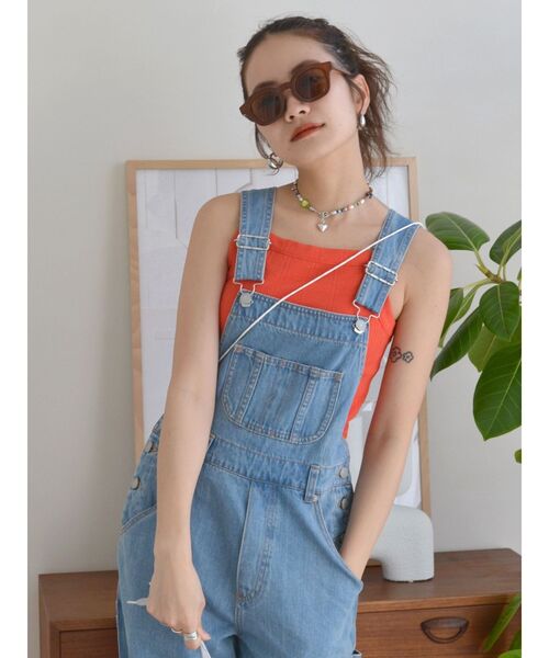 Ungrid（アングリッド）の「パット付きアメスリタンクトップ（タンクトップ・レディース・ブラック/オフホワイト/ブルー/オレンジ・FREE）」の12枚目の写真