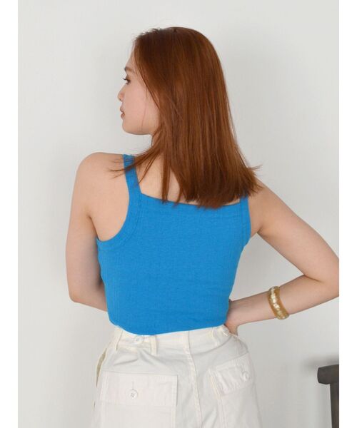 Ungrid（アングリッド）の「パット付きアメスリタンクトップ（タンクトップ・レディース・ブラック/オフホワイト/ブルー/オレンジ・FREE）」の10枚目の写真