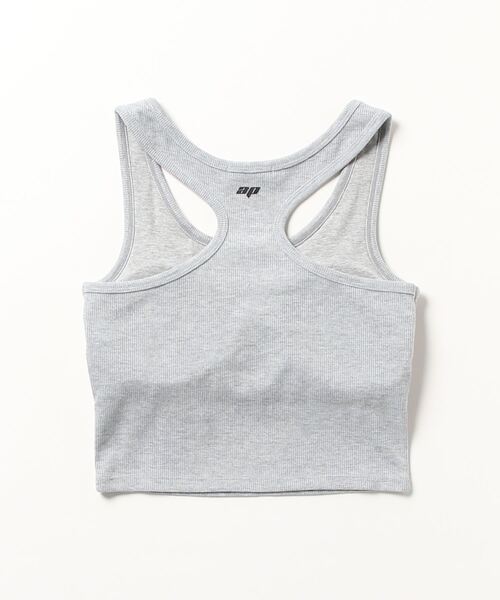 atmos pink(アトモスピンク)の「atmos pink ベーシックリブタンク(タンクトップ・レディース・ブラック/ホワイト/グレー・M/S)」の6枚目の写真