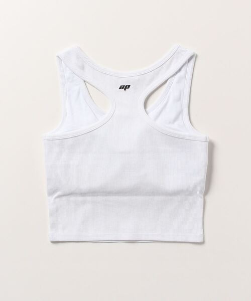 atmos pink(アトモスピンク)の「atmos pink ベーシックリブタンク(タンクトップ・レディース・ブラック/ホワイト/グレー・M/S)」の4枚目の写真