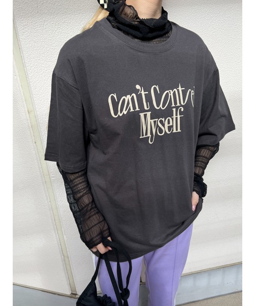 WC(ダブル シー)の「メッセージロゴビッグTシャツ(Tシャツ/カットソー・レディース・ライトベージュ/ブラック系その他/ホワイト・FREE)」の18枚目の写真