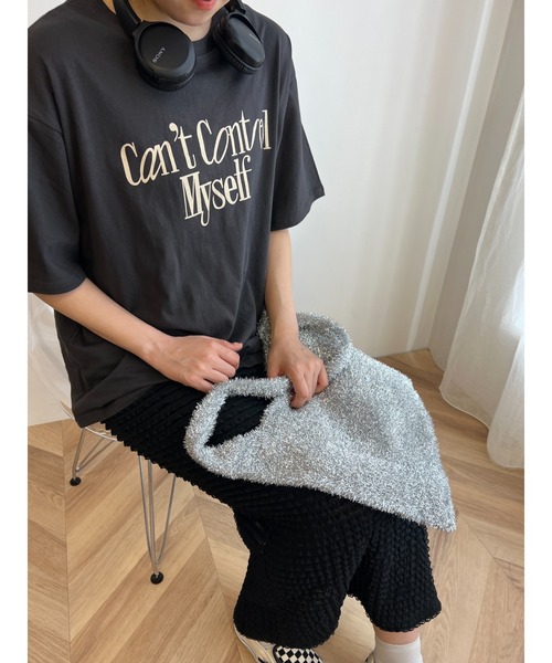 WC(ダブル シー)の「メッセージロゴビッグTシャツ(Tシャツ/カットソー・レディース・ライトベージュ/ブラック系その他/ホワイト・FREE)」の14枚目の写真