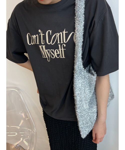 WC(ダブル シー)の「メッセージロゴビッグTシャツ(Tシャツ/カットソー・レディース・ライトベージュ/ブラック系その他/ホワイト・FREE)」の15枚目の写真