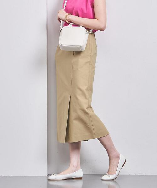 UNITED ARROWS(ユナイテッドアローズ)の「ダブルベント タック タイトスカート(スカート・レディース・ライラック/ベージュ/ネイビー・34/36/38)」の7枚目の写真