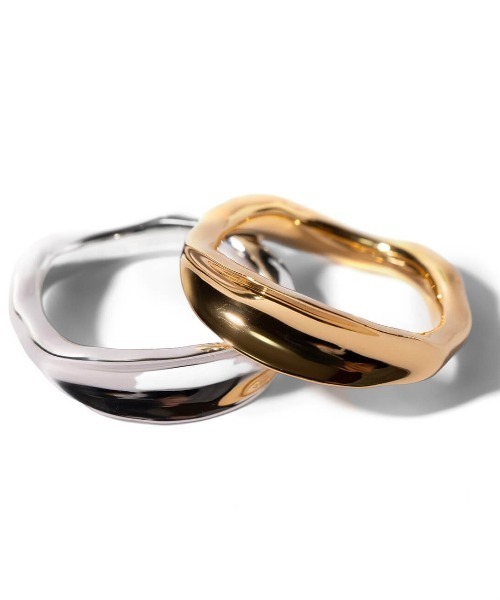 Ops.（オプス）の「アクセサリー リング レディース シンプル シルバー925 ボリューム【mielikki-tuuli-ring ミエリッキ・トゥーリ】（リング・レディース・イエローゴールド/シルバー・11号/13号/15号）」の18枚目の写真