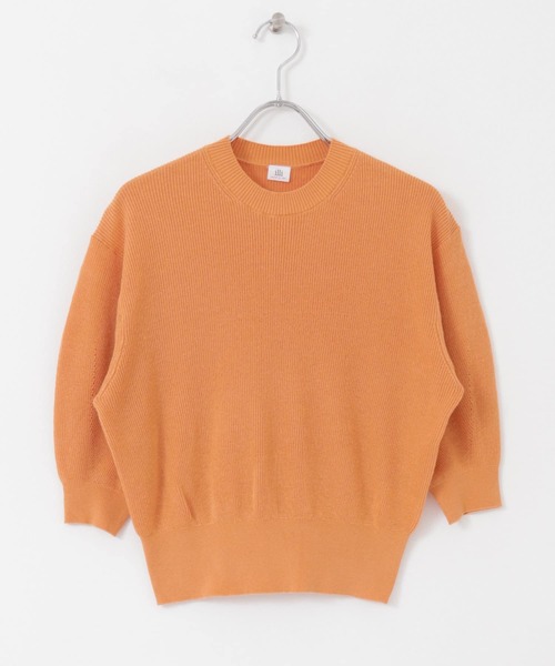 KBF(ケイビーエフ)の「illi コンパクトリブニット(ニット/セーター・レディース・ブラック/グリーン/オレンジ/ベージュ・ONE)」の11枚目の写真