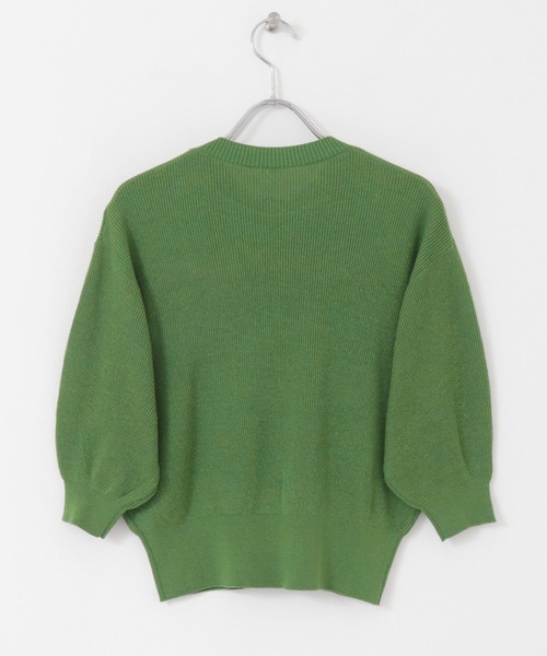 KBF(ケイビーエフ)の「illi コンパクトリブニット(ニット/セーター・レディース・ブラック/グリーン/オレンジ/ベージュ・ONE)」の15枚目の写真