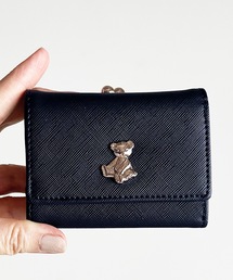 Sunny Side（サニーサイド）の「SUNNY SIDE:くま がま口 三つ折財布（財布）」