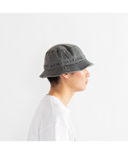 APPLEBUM（アップルバム）の「Pigment Dyed Bucket Hat（ハット・メンズ・ブルー/ブラック/オレンジ系その他/イエロー・FREE）」の5枚目の写真