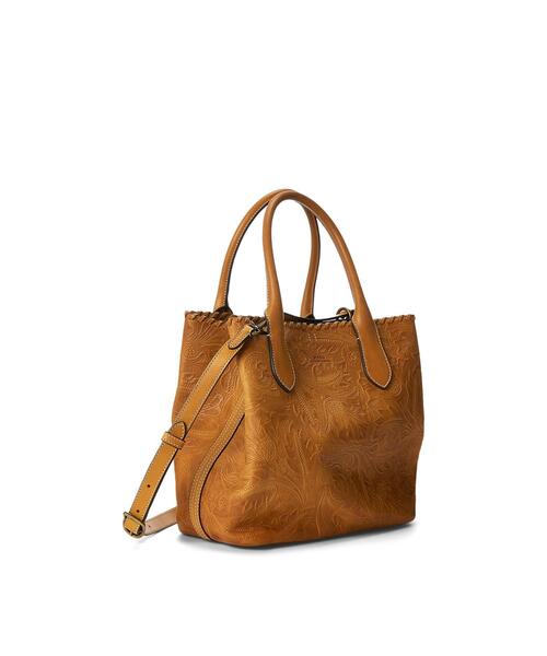 【RALPH LAUREN】シアリングレザー ミディアム Bellport トート シアリングレザー ミディアム Bellport トート | ラルフ