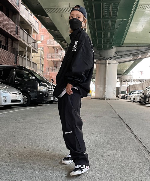 撥水ハーフジップジャケット