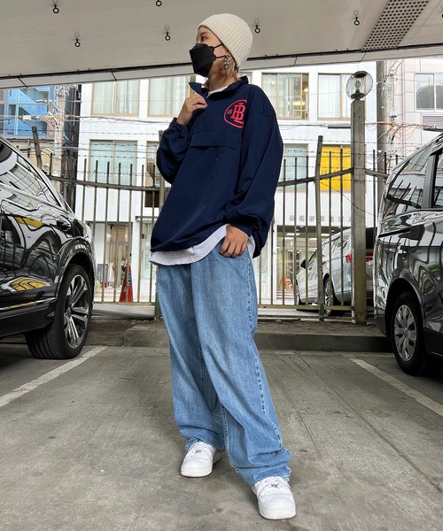 撥水ハーフジップジャケット