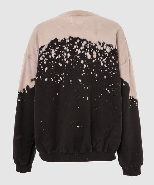 NOMA t.d.(ノーマティーディー)の「Hand Dyed Twist Sweat(スウェット・メンズ・ブラック・3/2/4)」の2枚目の写真