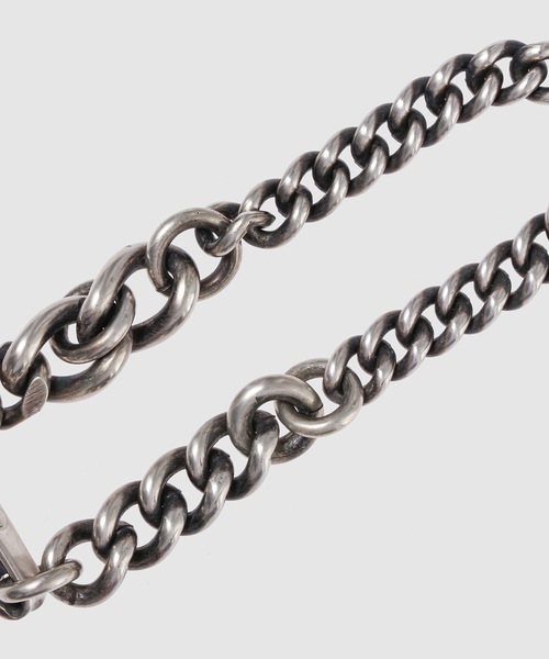 Werkstatt Munchen( ワークスタッドミュンヘン)の「bracelet fine curb chain(ブレスレット・メンズ・シルバー・S)」の2枚目の写真