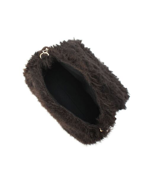 jouetie（ジュエティ）の「ファーハンドBAG（ハンドバッグ・レディース・ブラック/オフホワイト・FREE）」の8枚目の写真