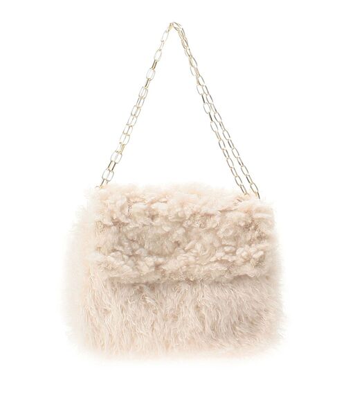 jouetie（ジュエティ）の「ファーハンドBAG（ハンドバッグ・レディース・ブラック/オフホワイト・FREE）」の14枚目の写真