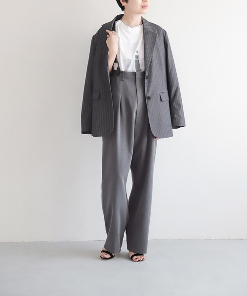 LEPSIM（レプシィム）の「【FOR I SERIES】サスペンダーパンツ　964334（その他パンツ・レディース・グレー/ブラック・FREE）」の11枚目の写真